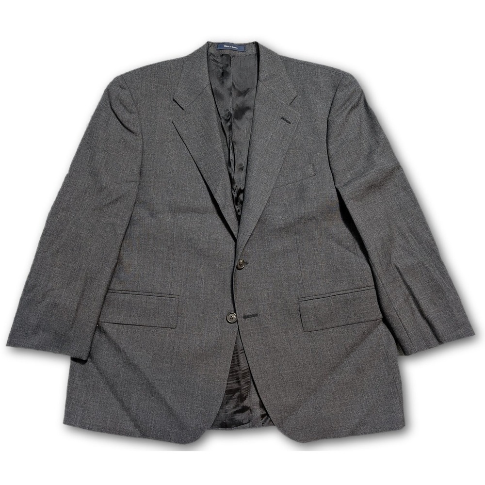 Polo University Club Ralph Lauren Mens Blazer Gray 41S Canada VTG Worsted Wool